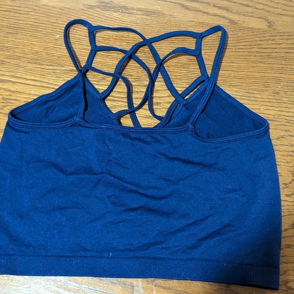 Navy Suzette Collection Longline Sport Bra Suzette Collection - Picture 2 of 3